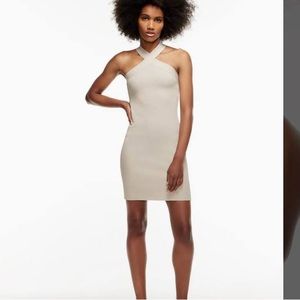 Aritzia Babaton Crossneck/Halter dress xxs
